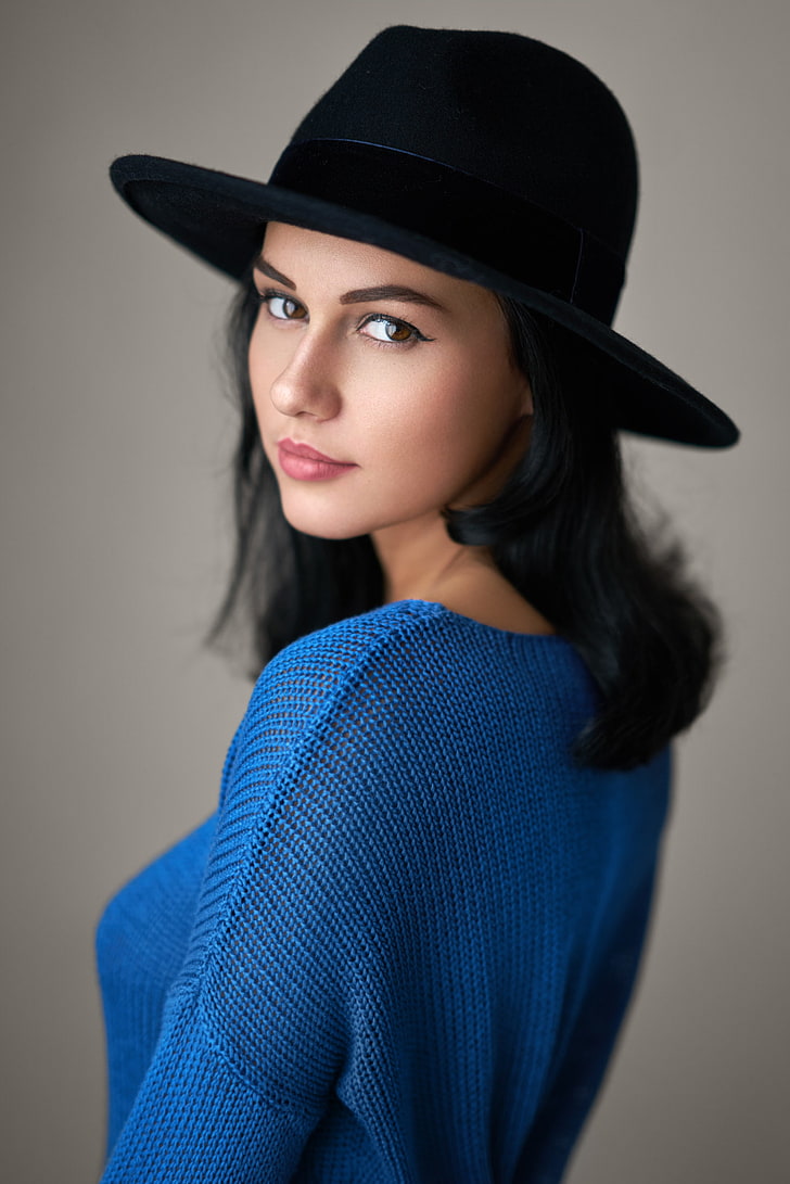 Milan R, model, women, portrait, 500px, photography, sweater, HD wallpaper