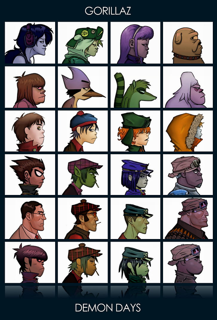 gorillaz adventure time regular show south park vertical teen titans team fortress 2 crossover medic sniper tf2 heavy charater murdoc niccals 2 d noodle russel hobbs