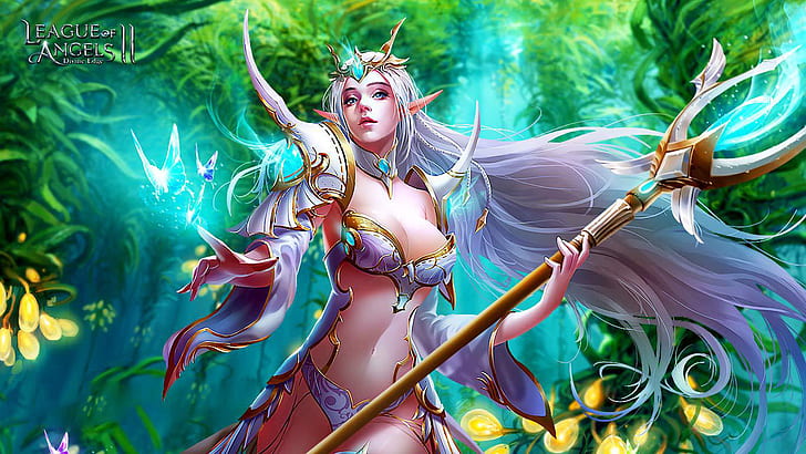 League Of Angels 2 Caracters Thera Girl With Ears Elf Wallpaper Hd Desktop Wallpaper High Quality 1920×1080