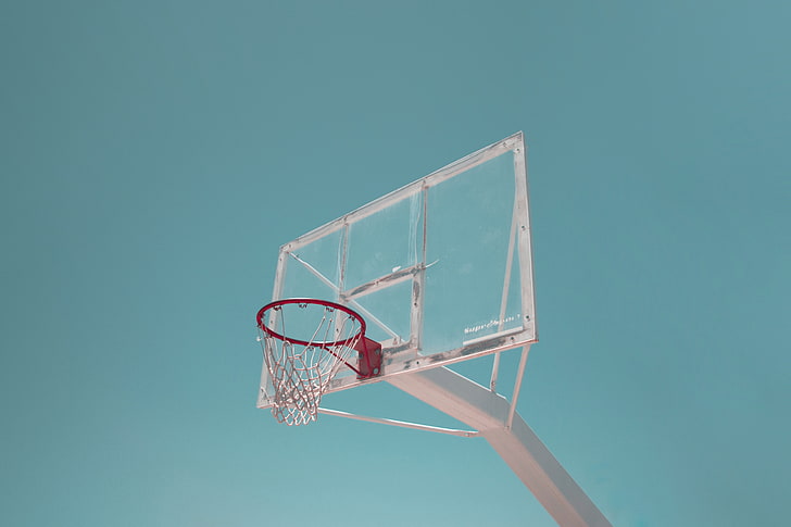 basketball ring, basketball net, minimalist, basketball - sport, HD wallpaper