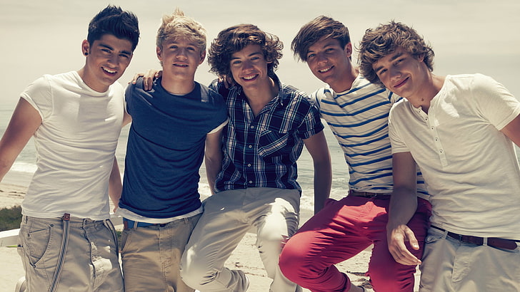 One Direction, group, Harry Styles, Liam Payne, Louis Tomlinson, HD wallpaper
