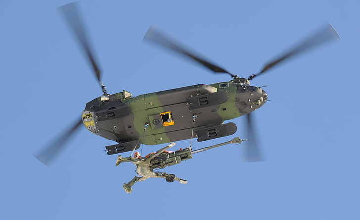 Military Helicopters, Boeing CH-47 Chinook, Artillery, Howitzer M777