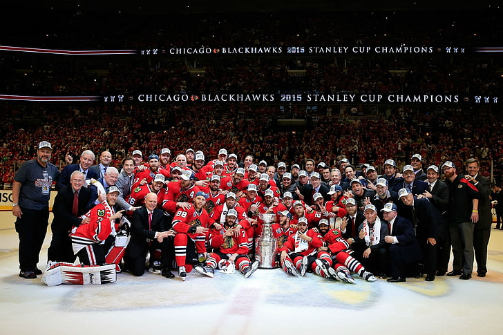 chicago blackhawks screensavers backgrounds, crowd, large group of people, HD wallpaper