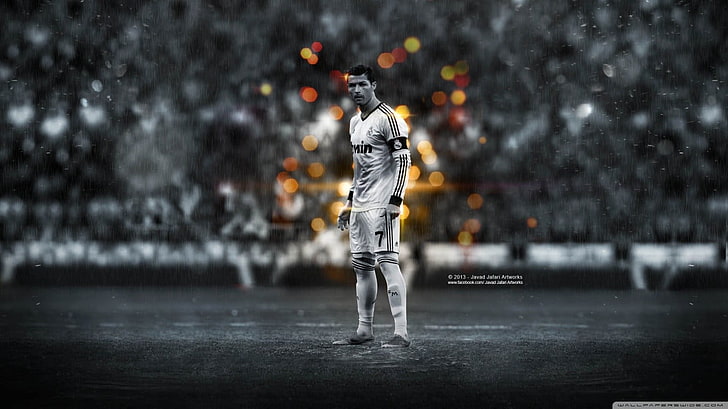 Cristiano Ronaldo, soccer, full length, one person, astronaut, HD wallpaper