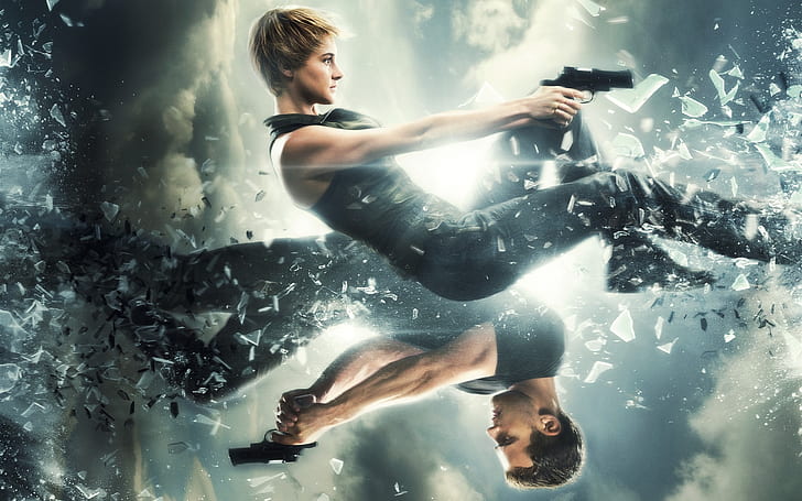 Divergent 2, Shailene Woodley, Theo James, HD wallpaper