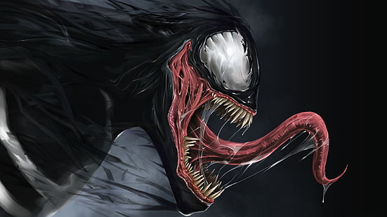 HD wallpaper: Marvel Venom illustration, artwork, spider, digital art ...