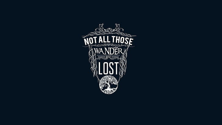 quote, typography, J. R. R. Tolkien, HD wallpaper