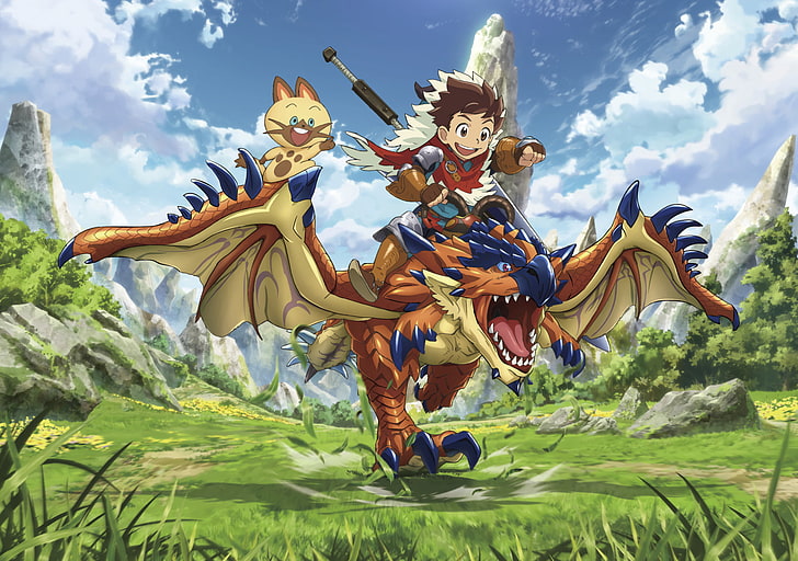 HD wallpaper: Anime, Monster Hunter Stories: Ride On | Wallpaper Flare
