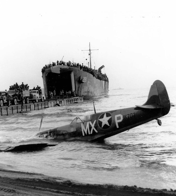war, World War II, soldier, nautical vessel, transportation, HD wallpaper