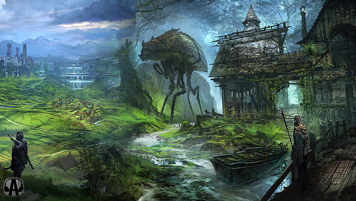 Elder Scrolls, Fan Art, The Elder Scrolls IV: Oblivion, tree, HD wallpaper
