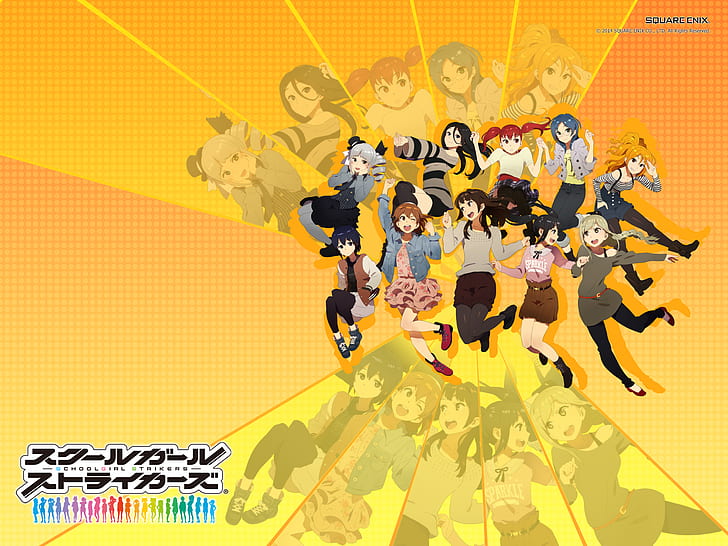 Anime, Schoolgirl Strikers: Animation Channel, HD wallpaper