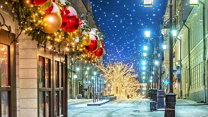 Christmas City disney holiday path road xmas HD wallpaper  Peakpx