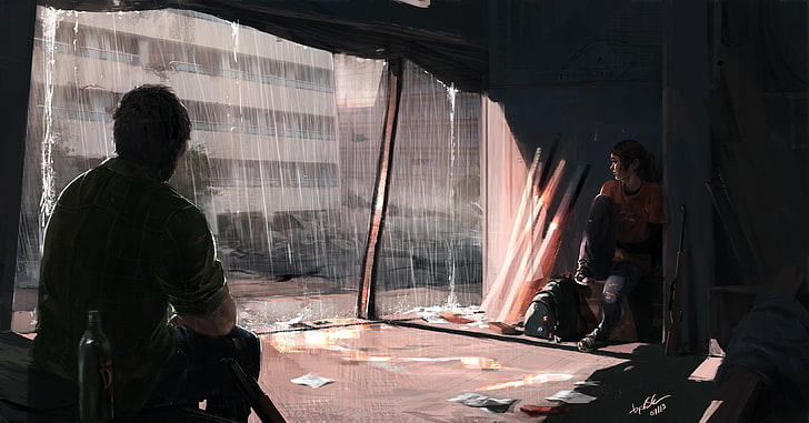 video game wallpaper, The Last of Us, concept art, video games, HD wallpaper