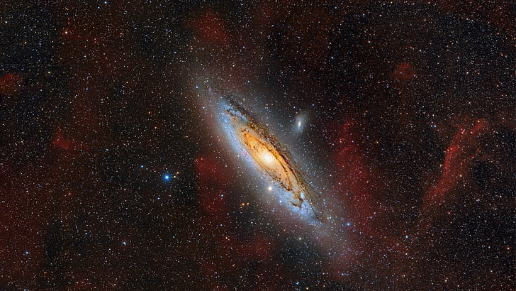 Messier 31, NASA, galaxy, space, HD wallpaper
