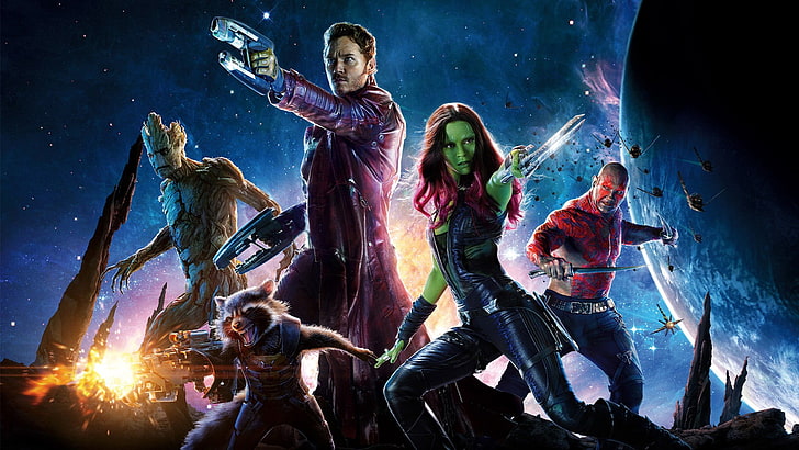 Marvel Guardians of the Galaxy digital wallpaper, Marvel Comics