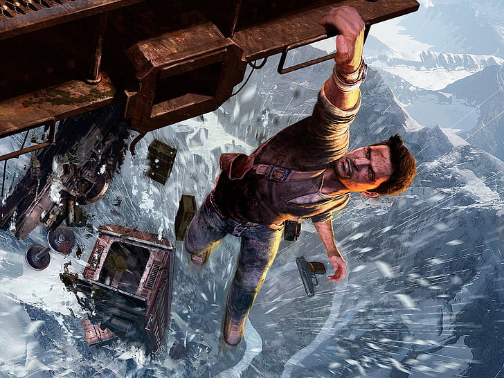 Uncharted 3 wallpaper, Uncharted 2: Among Thieves, winter, cold temperature, HD wallpaper
