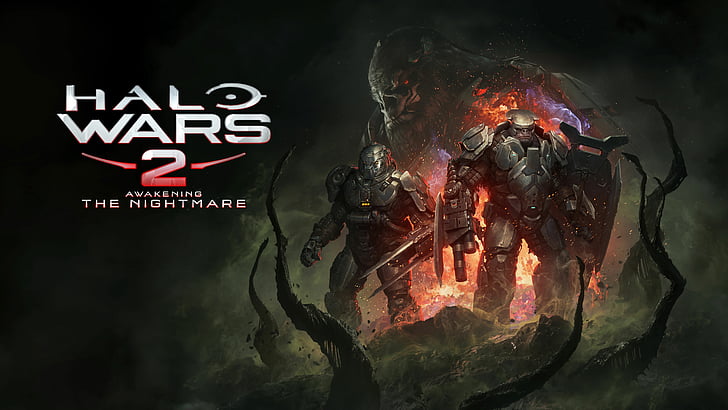 Halo Wars 2 poster, Halo Wars 2: Awakening the Nightmare, E3 2017, HD wallpaper
