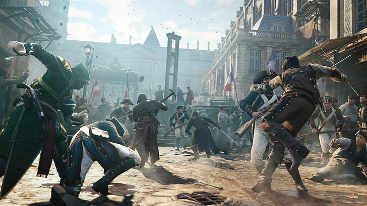 video games, Assassin's Creed: Unity, HD wallpaper