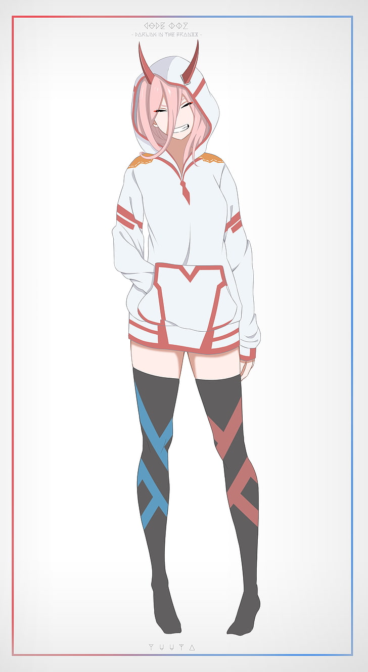 pink haired woman anime character, Darling in the FranXX, anime girls