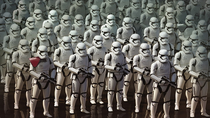 Star Wars Stormtroopers wallpaper, Star Wars: The Force Awakens, HD wallpaper