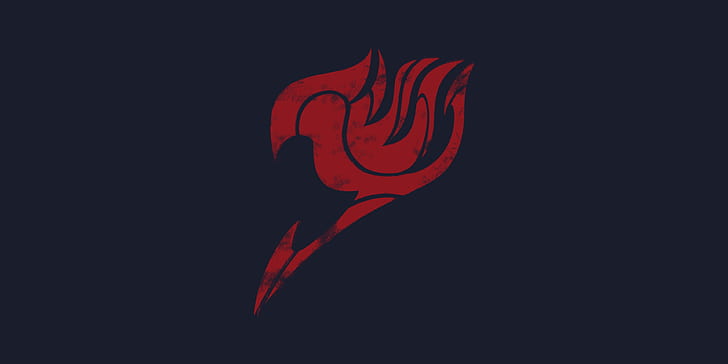 fairy tail 4k hd  high definition, red, animal themes, black background