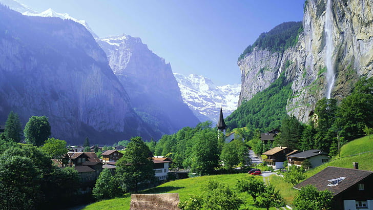 nature, landscape, mountains, Switzerland
