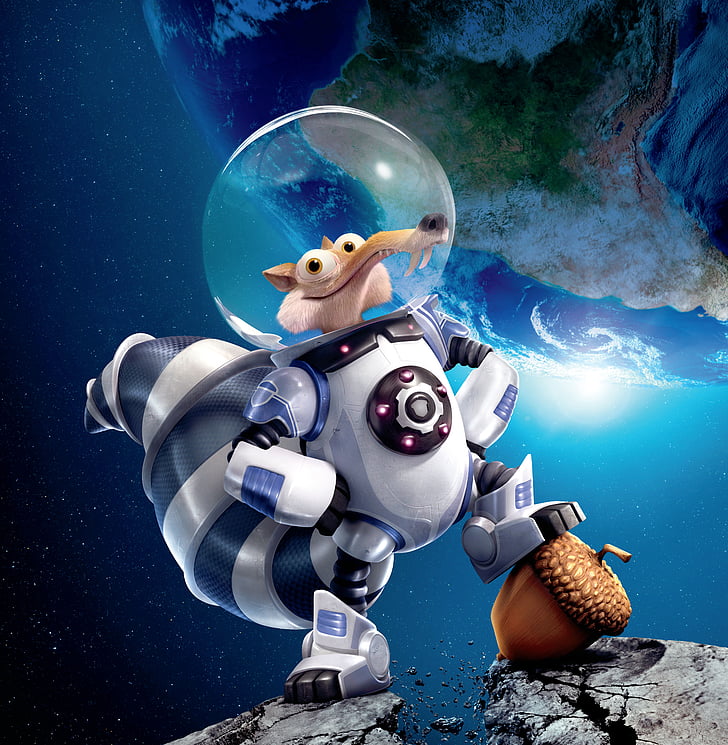 Ice Age, Collision Course, 2016 Movies, Scrat, HD wallpaper