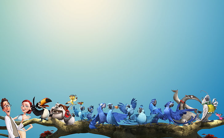 HD wallpaper: Rio 2 All Characters, Rio 2 movie wallpaper, Cartoons, Others  | Wallpaper Flare