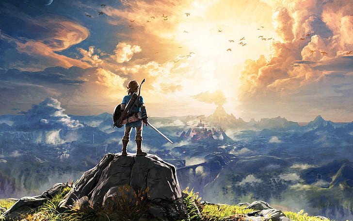 The Legend of Zelda Breath of the Wild 4K, HD wallpaper