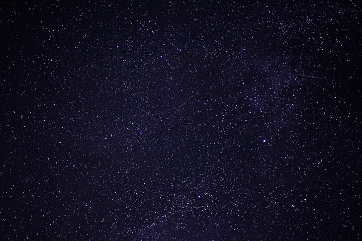 stars illustration, nature, night, long exposure, sky, space, HD wallpaper