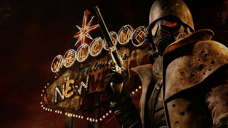 Welcome Texas signage digital wallpaper, Fallout, Fallout: New Vegas, HD wallpaper