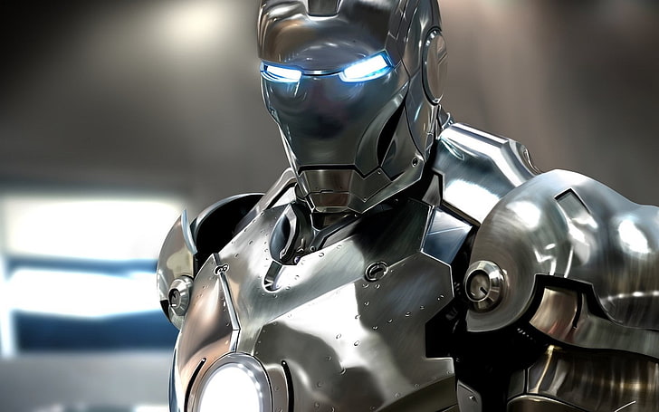 HD wallpaper: iron man desktop pictures, metal, silver colored, no people |  Wallpaper Flare
