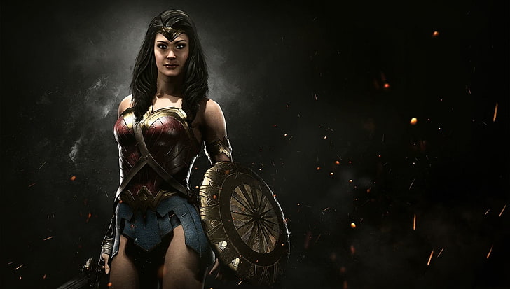 Injustice, Injustice 2, Wonder Woman, HD wallpaper