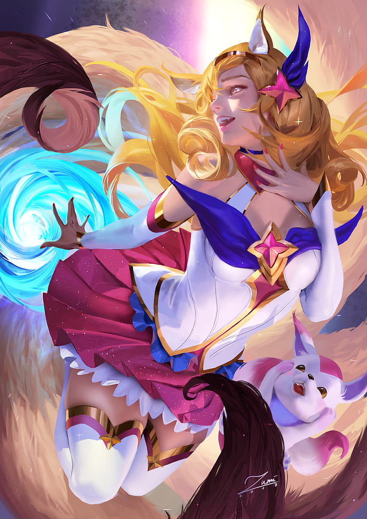 Ahri (League of Legends), Star Guardian Ahri, video games, video game characters