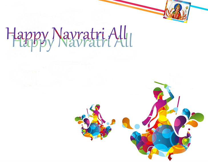 Happy Navratri All, Happy Navratri All poster, Festivals / Holidays, HD wallpaper