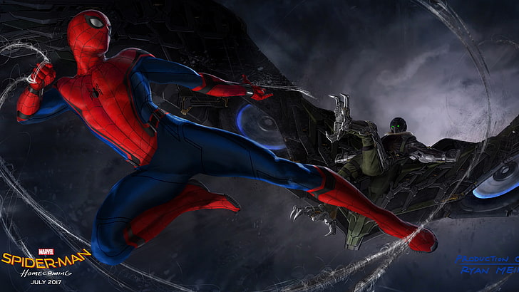 Marvel Spider-Man Home Coming wallpaper, Spider-Man Homecoming (Movie), HD wallpaper