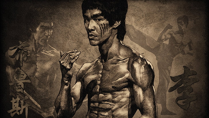 Bruce Lee, Actors, people, males, concepts And Ideas, visual Art, HD wallpaper