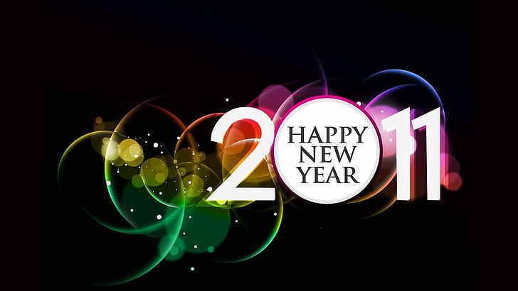 Happy New 2011 Year, new year, HD wallpaper