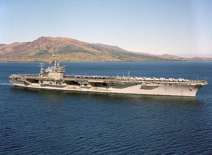 USS Carl Vinson (CVN-70), supercarriers, aircraft carrier, military, HD wallpaper