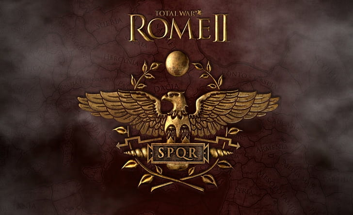 gold, war, eagle, rome, empire, total war, strategy, rome 2, HD wallpaper