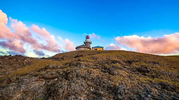 travel, batanes island, basco, basco lighthouse, clouds, adventure, HD wallpaper