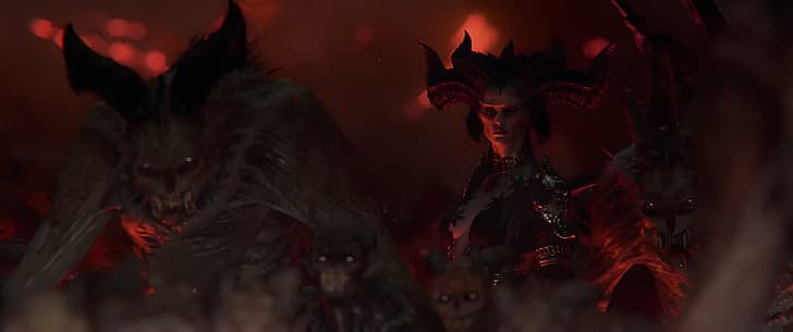 Diablo IV, ultrawide, Activision, Blizzard Entertainment, video games, HD wallpaper