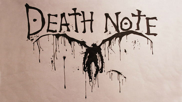 Death Note wallpaper, text, communication, calligraphy, message, HD wallpaper