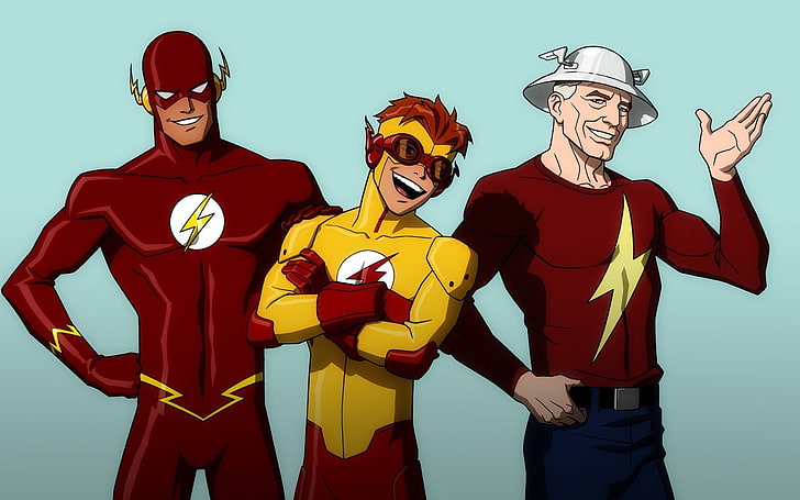 TV Show, Young Justice, Flash, Kid Flash, HD wallpaper