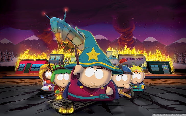 South Park, Eric Cartman, Stan Marsh, Kyle Broflovski, Kenny McCormick, HD wallpaper