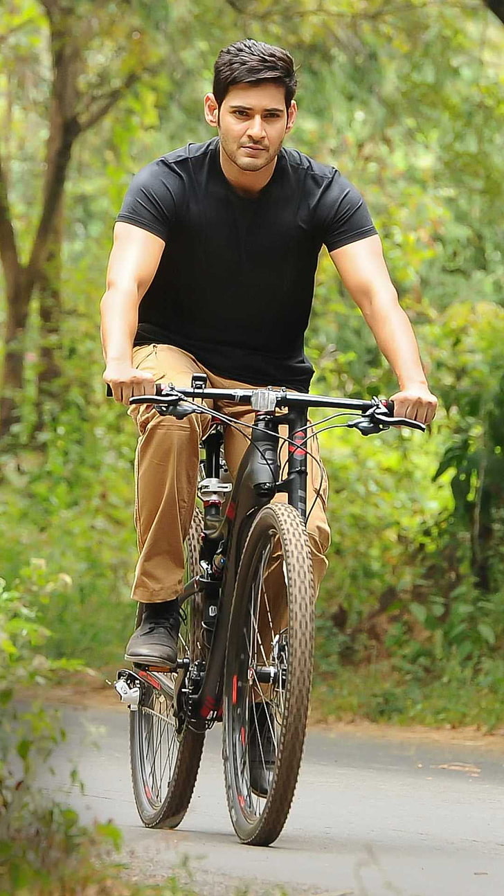 Srimanthudu First Look, black bicycle, Movies, Bollywood Movies