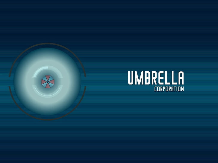 Umbrella Corporation logo, communication, text, technology, western script