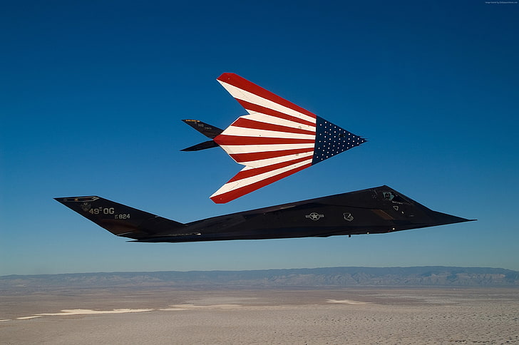 US Air Force, F-117 Nighthawk, Lockheed, United States Navy, HD wallpaper
