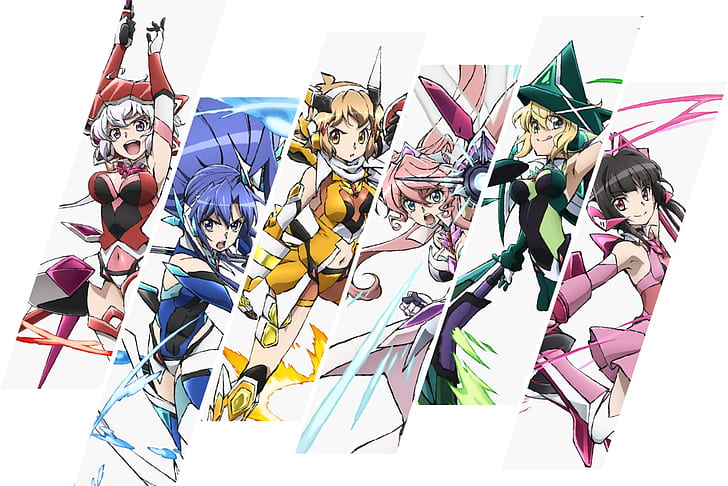 Anime, Senki Zesshou Symphogear XV, Chris Yukine, Hibiki Tachibana, HD wallpaper