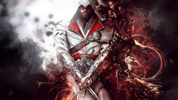 Ezio Auditore da Firenze, video games, Assassin's Creed: Brotherhood, HD wallpaper